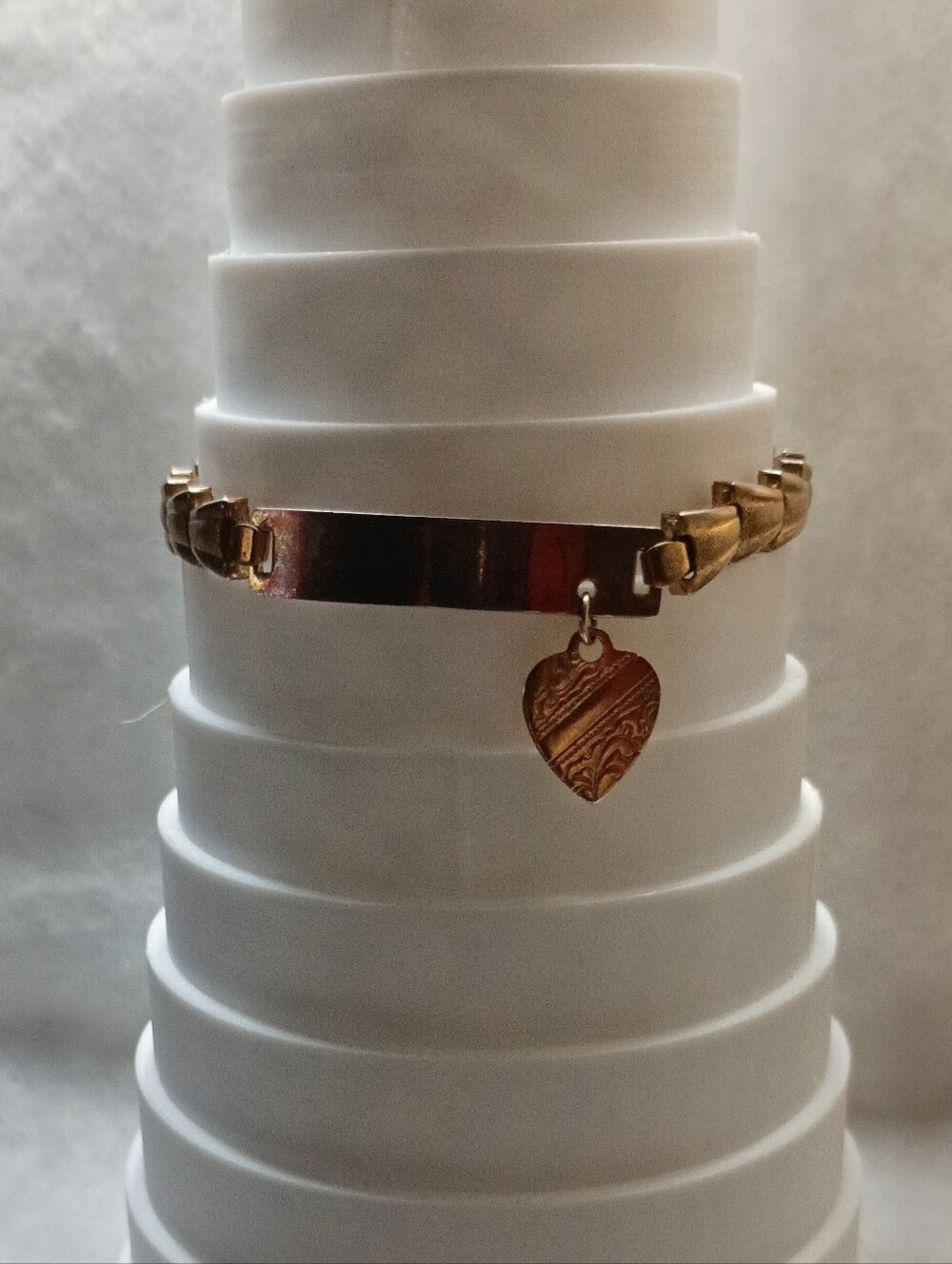 Vintage Gold Toned ID Bracelet